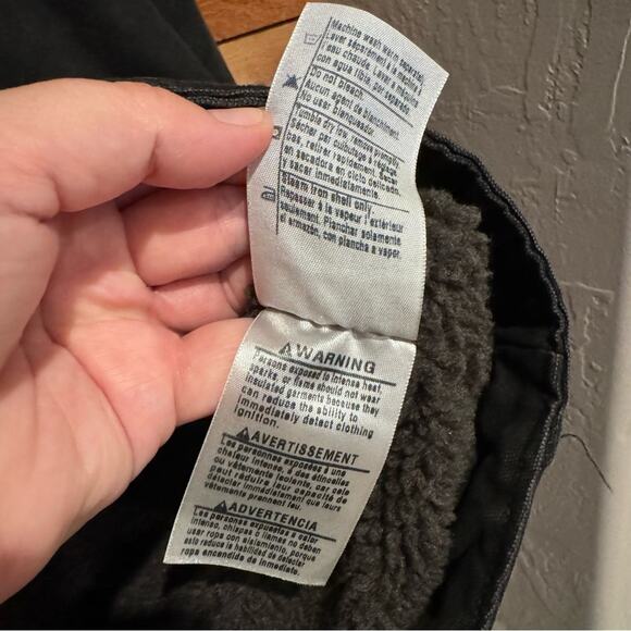 Carhartt Men's Sherpa-Lined Field Jacket Loose Fit Washed Duck Black Size 2XT - Picture 13 of 13